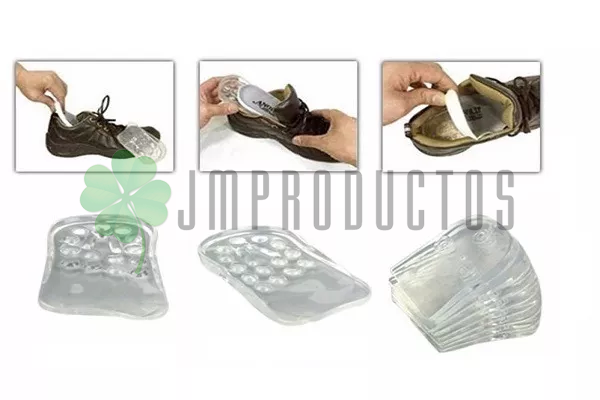 Par De Plantillas De Silicona Aumenta Estatura 5 Cm Oferta - Imagen 3