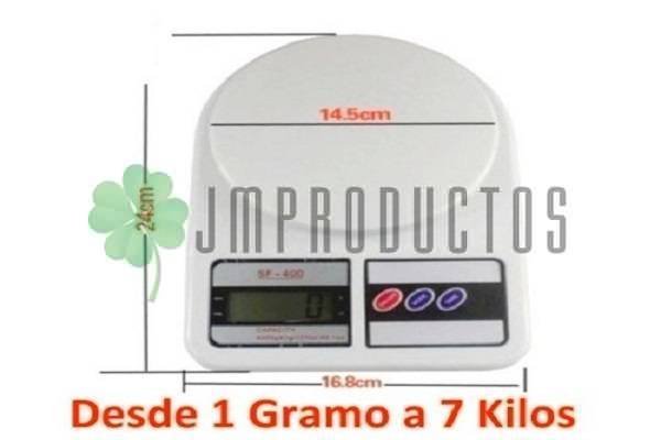 Balanza Pesa Digital Ideal Cocina, Comercio 1g - 7kg Preciso - Imagen 4