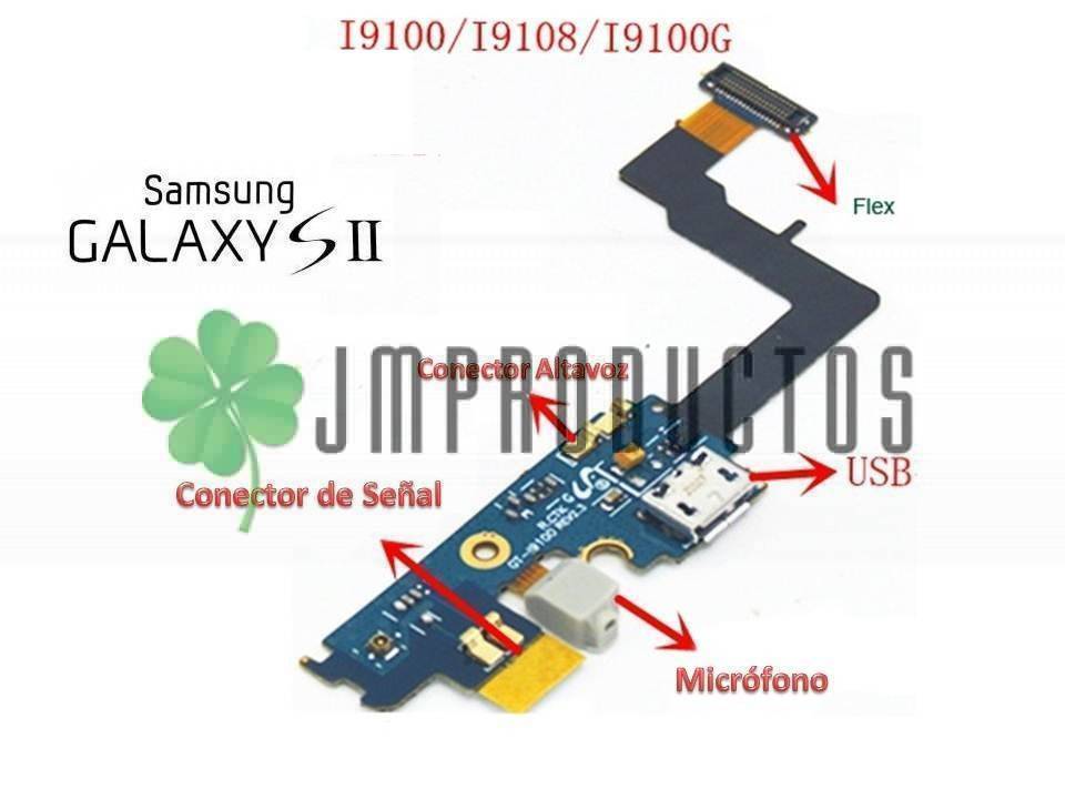 Flex De Carga Samsung Galaxy S2 I9100 Oferta Garantia - Imagen 3