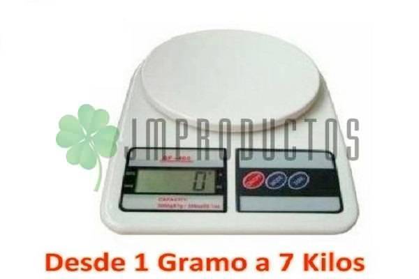 Balanza Pesa Digital Ideal Cocina, Comercio 1g - 7kg Preciso - Imagen 5