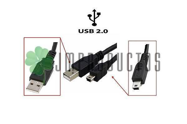 Cable Usb A Mini Usb 5 Pines, Playstation 3, Psp, Mp3 Camara - Imagen 3