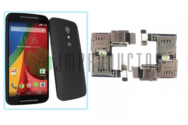 Flex Lector De Sim Y Micro Sd Moto G2 2da Gen. Xt1063 Xt1064 - Imagen 3
