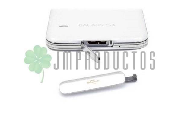 TAPA PUERTO USB PARA SAMSUNG GALAXY S5 I9600 G900F A T V P H M