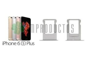 Bandeja Porta Nano Sim Para Iphone 6s Plus Gold Silver Grey