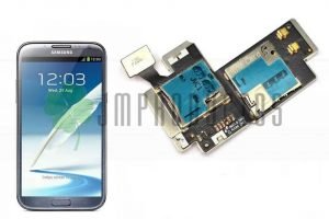 Flex Lector Sd / Sim Card Para Samsung Galaxy Note 2 N7100