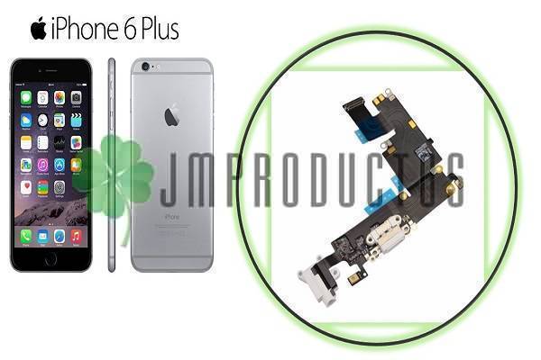 Flex De Carga Iphone 6 Plus, Jack Audio Y Microfono Conector
