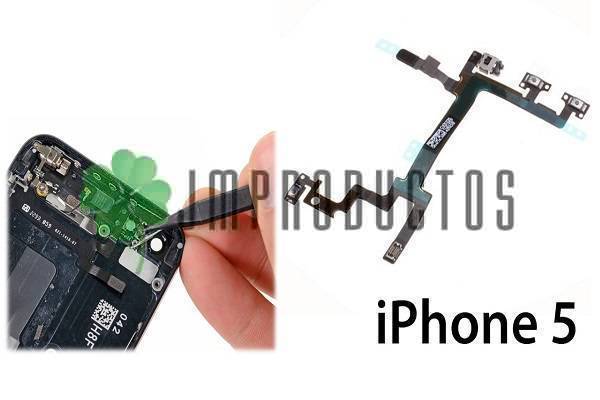 Flex Encendido Iphone 5 Botones Volumen Microfono Power Off