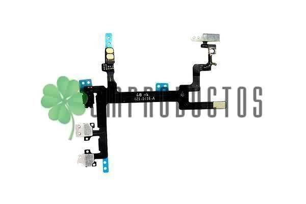 Flex Encendido Iphone 5 Botones Volumen Microfono Power Off - Imagen 3