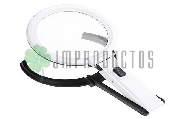 Lupa De 90mm Con Soporte De 10 Led - Imagen 3
