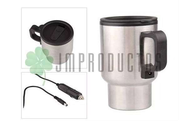 Vaso Tazon Termo Electrico Calentador Auto 12v Cafe Te Mate - Imagen 4