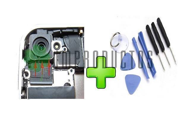 Camara Trasera Iphone 4 4g + Kit De Herramientas Desarme - Imagen 2