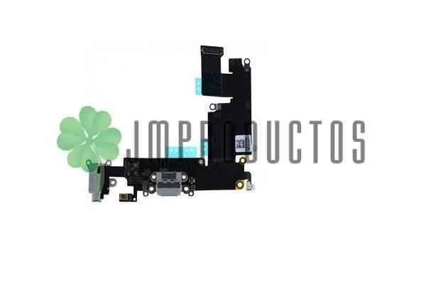 Flex De Carga Iphone 6 Plus, Jack Audio Y Microfono Conector - Imagen 4
