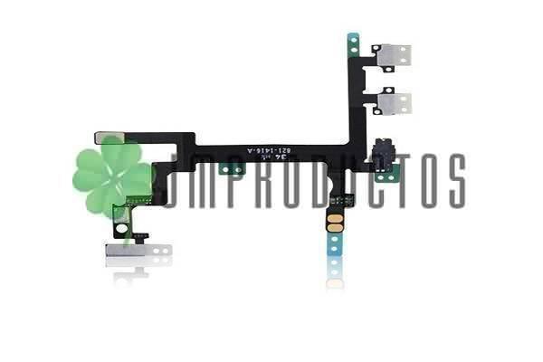 Flex Encendido Iphone 5 Botones Volumen Microfono Power Off - Imagen 4