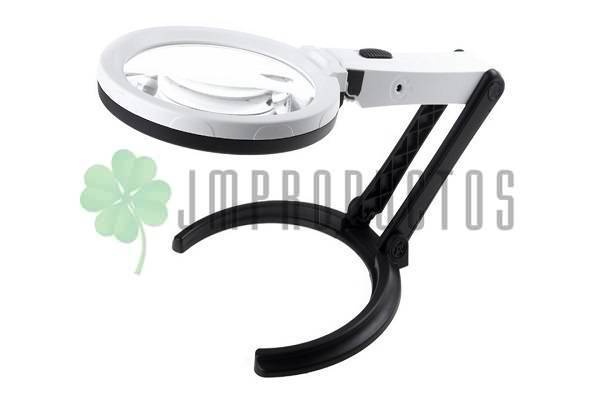 Lupa De 90mm Con Soporte De 10 Led - Imagen 4