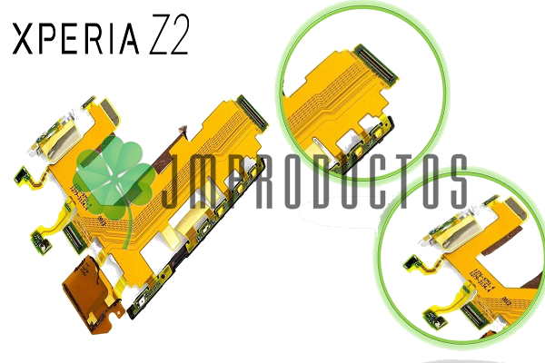 Flex Encendido Sony Xperia Z2, Botón Micrófono, Vibrador