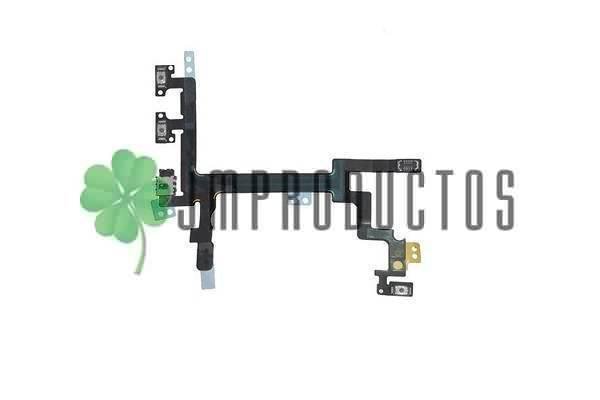 Flex Encendido Iphone 5 Botones Volumen Microfono Power Off - Imagen 5