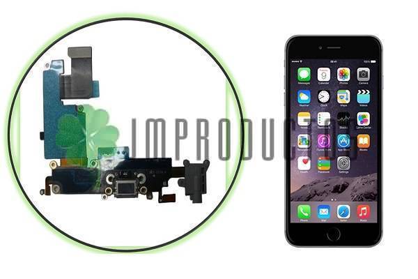 Flex De Carga Iphone 6 Plus, Jack Audio Y Microfono Conector - Imagen 6