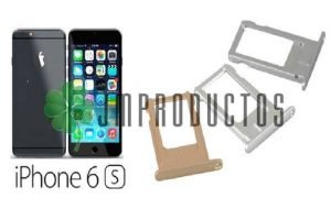 Bandeja Porta Nano Sim Para Iphone 6s, Gold, Silver, Grey