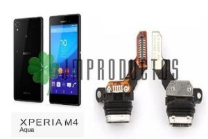 Flex De Carga Sony Xperia M4 Aqua E2303 E2353, Sellado Nuevo