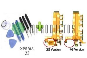 Sony Xperia Z3 Flex Encendido Botón Micrófono + Herramientas