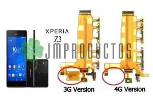 Sony Xperia Z3 Flex Encendido Botón Micrófono Vibrador 3g 4g