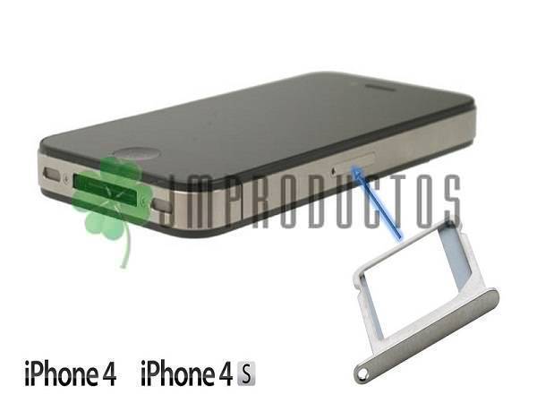Bandeja Micro Sim Para Iphone 4 Y 4s, Metálica - Imagen 2