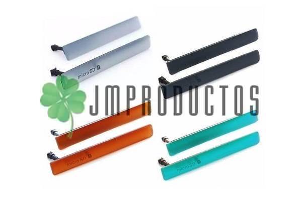 Tapas Sony Xperia Z3 Compact Puertos Sim Micro Sd Carga Usb - Imagen 2