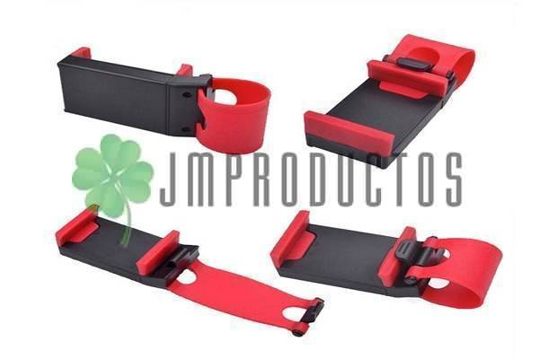Soporte Volante Auto Universal Silicona Gps Android Iphone - Imagen 2