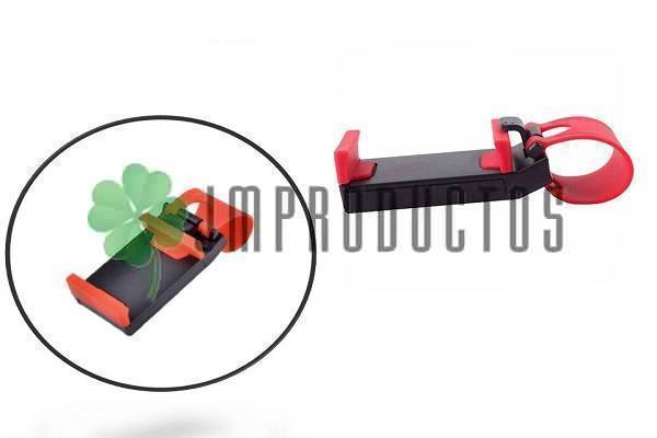 Soporte Volante Auto Universal Silicona Gps Android Iphone - Imagen 3