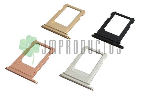 Bandeja Porta Nano Sim Iphone 7 Plus Black Gold Rouse Grey