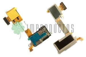 Flex Lector De Sim Micro Sd Sony Xperia M2 Aqua S50t D2305