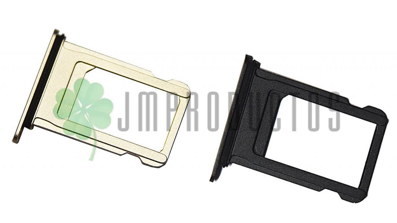 Bandeja Porta Nano Sim Iphone 7 Plus Black Gold Rouse Grey - Imagen 5