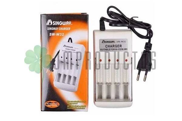 Cargador Pilas Recargables Aa Aaa Led Indicador