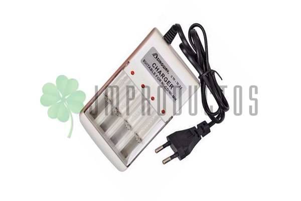 Cargador Pilas Recargables Aa Aaa Led Indicador - Imagen 5