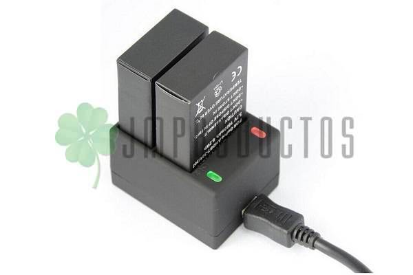 Cargador De Bateria Gopro Hero 3 3+ Plus Doble Ahdbt-301 302 - Imagen 2