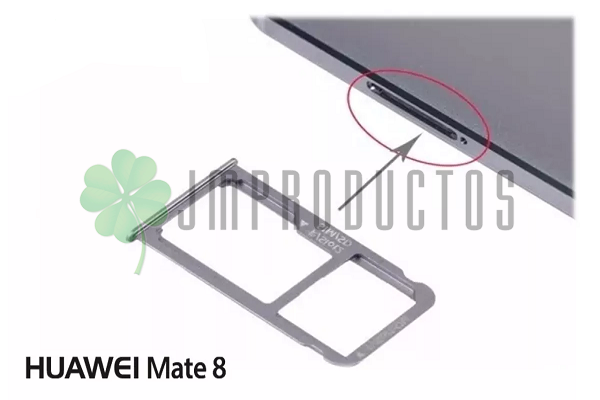 Bandeja Huawei Mate 8 Nano Sim Y Micro Sd - Imagen 6