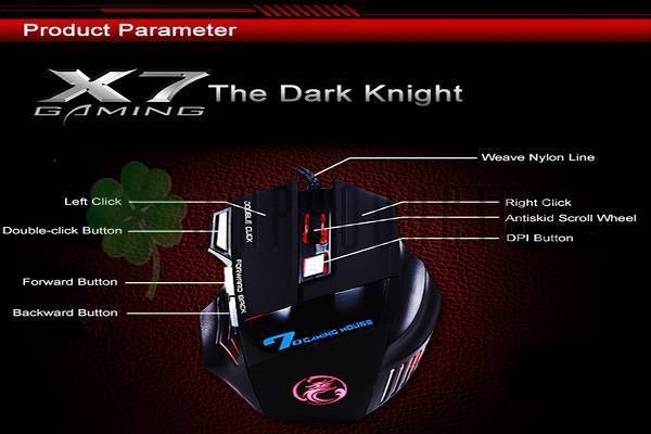 Mouse Gamer Estone Modelo X7 Gaming E-sports 7d - Imagen 3
