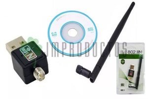 Antena Wifi Lan Mini Usb 300mbps 2.0 Wireless Desmontable