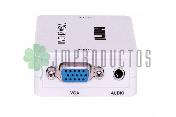 Convertidor Vga A Hdmi 1080p Con Audio Vga2hdmi Conversor - Imagen 6