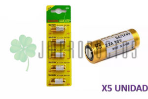 Pila Batería 23a N21 A21 Mn23 Vr22 L1028 12 V. Pack X5 Pilas