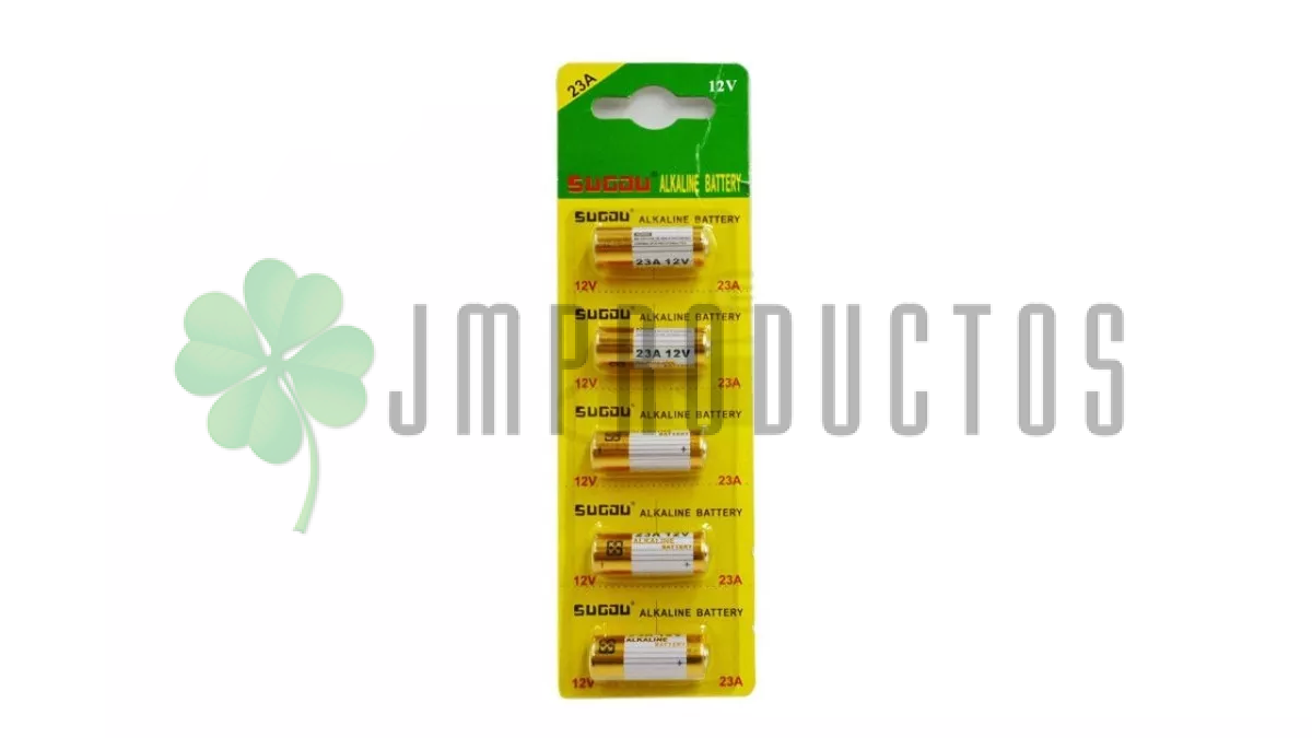 Pila Batería 23a N21 A21 Mn23 Vr22 L1028 12 V. Pack X5 Pilas - Imagen 3