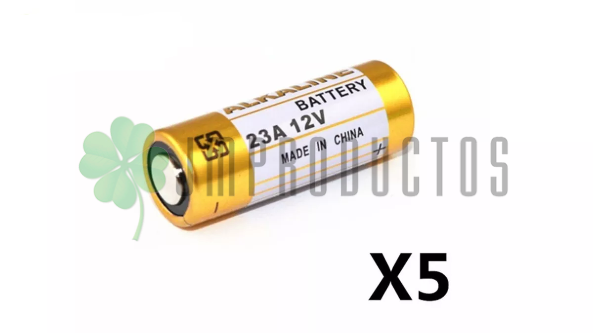 Pila Batería 23a N21 A21 Mn23 Vr22 L1028 12 V. Pack X5 Pilas - Imagen 4