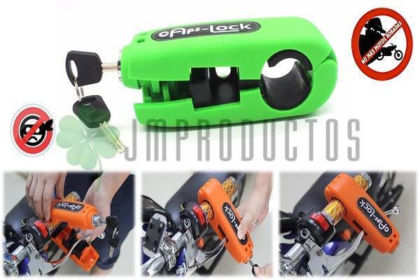 Candado De Seguridad De Moto Atvs Scooter Freno Y Puño