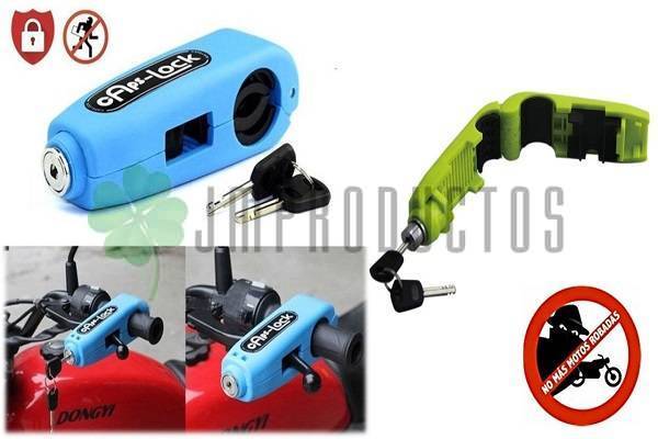 Candado De Seguridad De Moto Atvs Scooter Freno Y Puño - Imagen 2