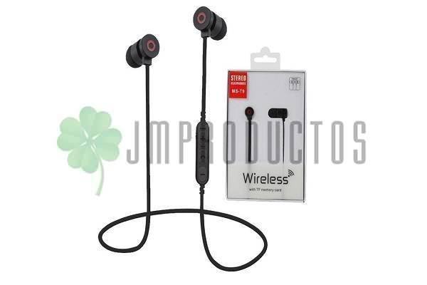 Audifonos Bluetooth Ms-t9 Metal Tf Para Memory Card Con Iman - Imagen 6