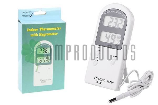 Termometro Higrometro Indoor Digital Sonda Temperatura Y Humedad