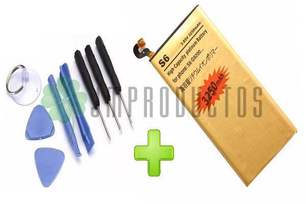 Bateria Samsung Galaxy S6 G9200 G920f G920a I G925s 3250 Mah - Imagen 3
