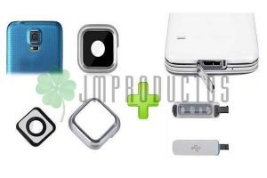 Bisel Mica Lente Samsung Galaxy S5 I9600 G900 + Tapa Usb
