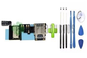 Flex Lector Sim Y Micro Sd Galaxy Note 4 + Kit De Desarme