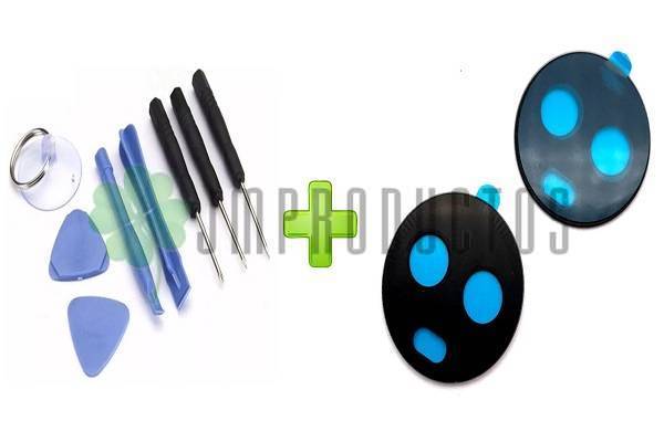 Lente Camara Trasera Motorola Moto X4 + Kit De Desarme - Imagen 2
